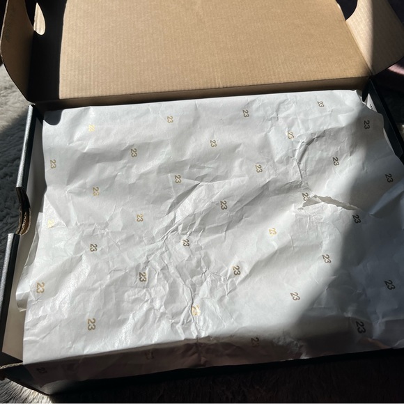 Jordan Gold and Black Women's Sneakers - Picture 9 of 10